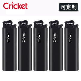 cricket草蜢一次性打火机砂，轮式纯黑系列，轮火石广告定制订做印字