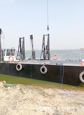 水上平台设备厂家货源全液压多种规格LY2-5000挖掘机工作清洁船