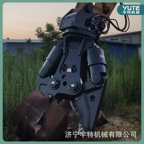 液压鹰嘴剪拆废钢结构建筑混泥土破碎钳报废汽车拆解挖机剪