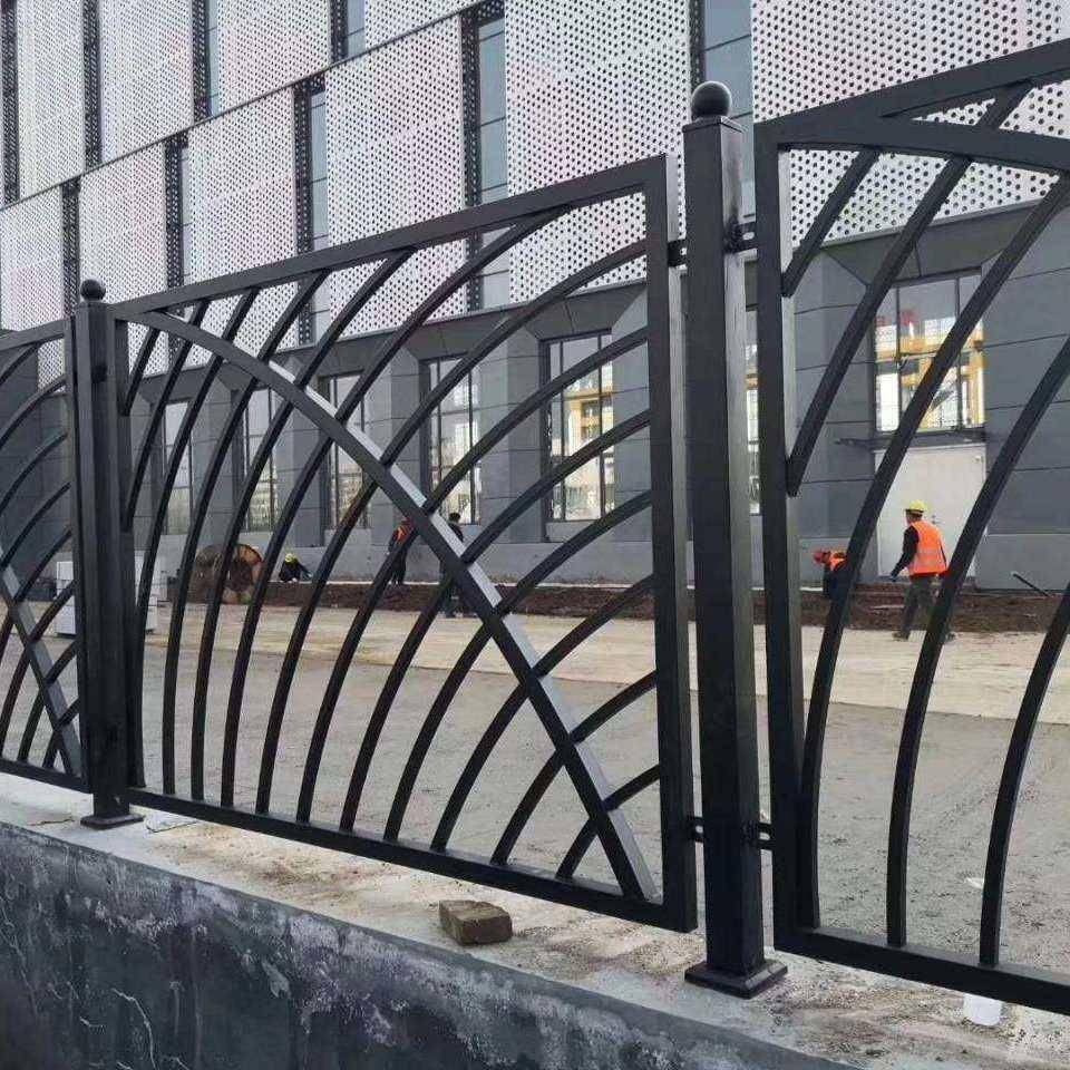 铁艺围栏护栏热镀锌栅栏厂区小区学校院墙道路隔离栏铸铁栏杆围墙