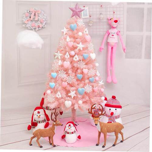 2025新款网红粉色圣诞树套餐1.5米加密Pink Christmas Tree Set