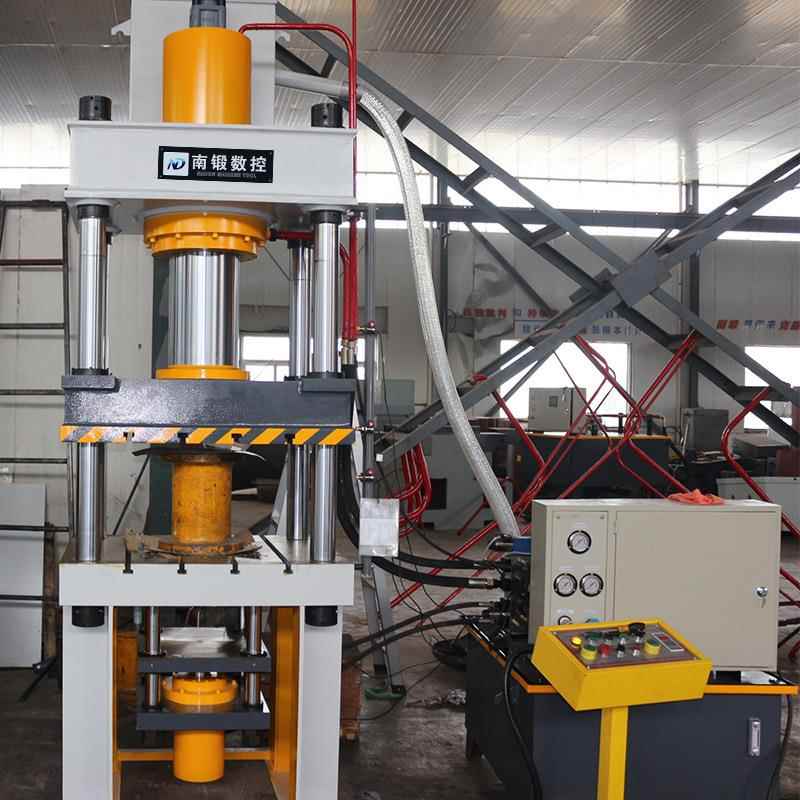 200吨不锈钢拉伸机金属薄板成型油压机200T三梁四柱液压机南锻