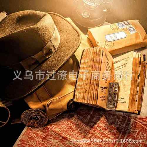 跨境新款Diary prop replica 印第安纳琼斯圣杯日记道具复制品