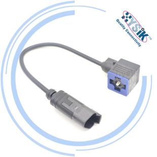 2P体预铸成型防水P67公头插 T一04 德驰汽I车连接器DT04 PD无品牌