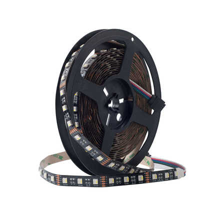 LED七彩RGBW灯带5050贴片RGB冷白/暖白灯12V四色灯LED软灯条