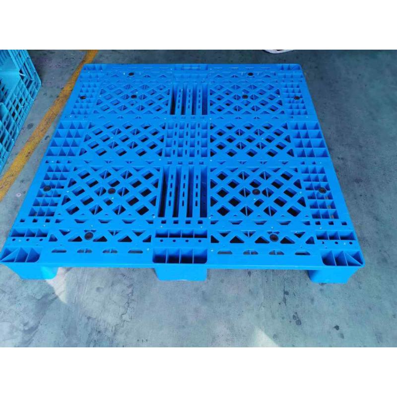 优价全新料加厚1313网格川字塑料托盘栈板防潮垫板厂家