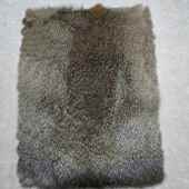 真兔皮整张兔毛皮毛一体DIY护膝内胆坐垫服装 袖 口保暖皮草皮料