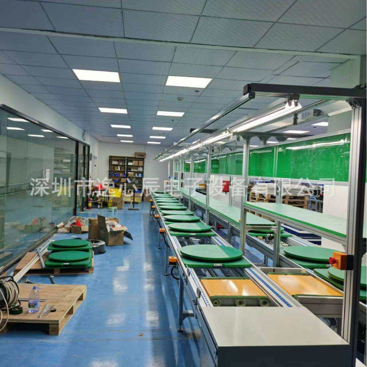 超大屏LED玻璃显示器组装生产流水线设备制作自动输送线3D建