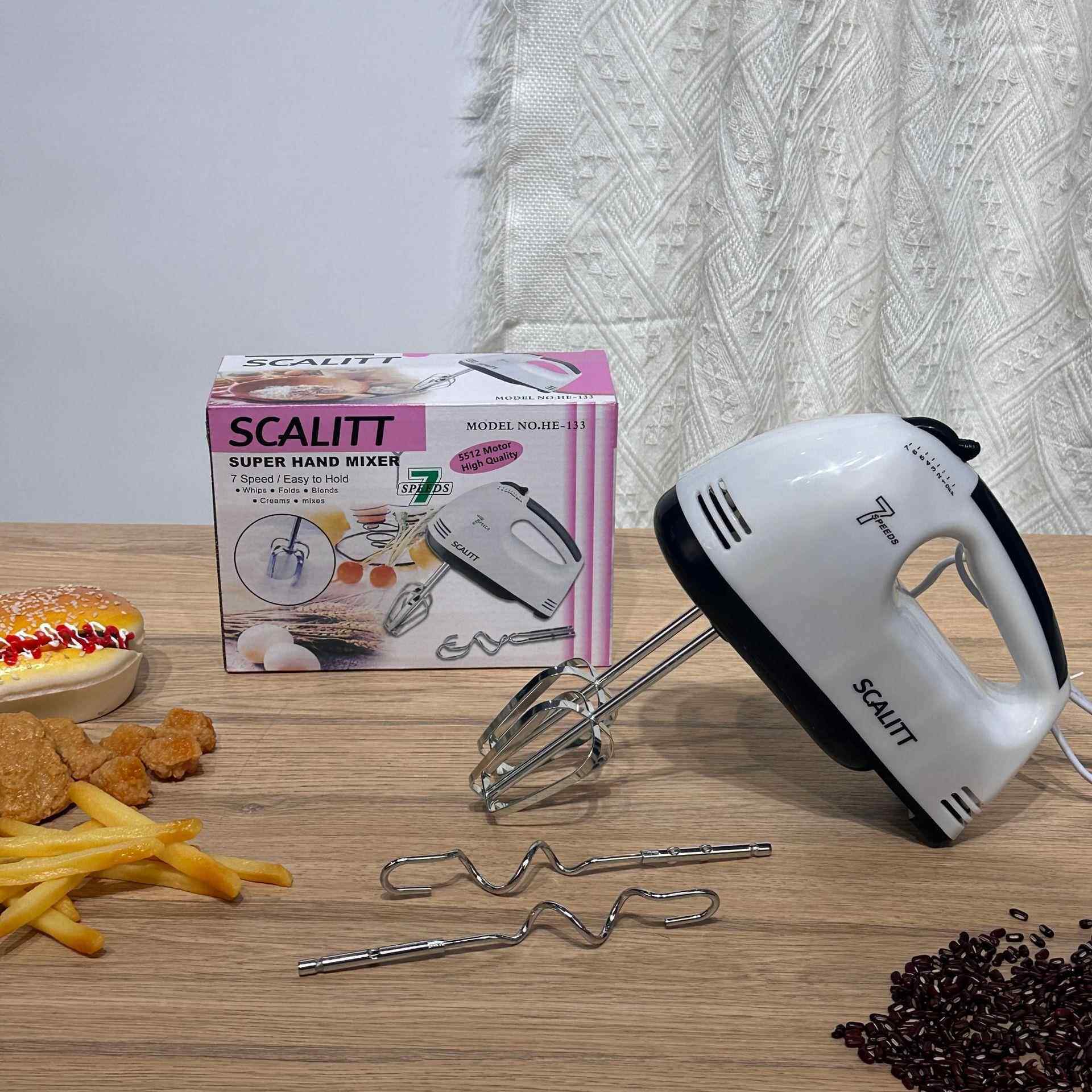 外贸出口欧规插头hand mixer英文彩盒电动手持小型塑料打蛋搅拌器