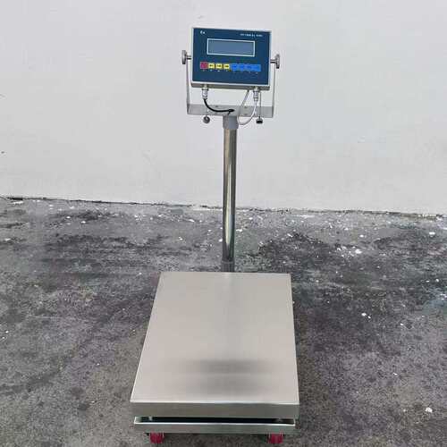 304不锈钢隔爆电子称带Modbus-RTU通讯化工厂防爆电子台秤100kg
