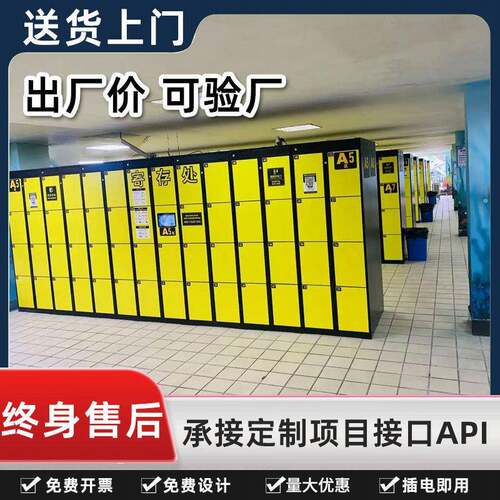 行李寄存柜扫码智能联网电子景区储物柜商场酒店共享车站存包柜