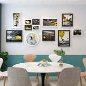 照片打孔客厅相框墙免009简约墙现代相册组合装 饰创意相片挂墙