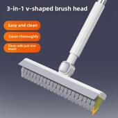 无死角浴室地板刷雨刷扫帚强力厨房可旋转庭院铁丝刷浴室