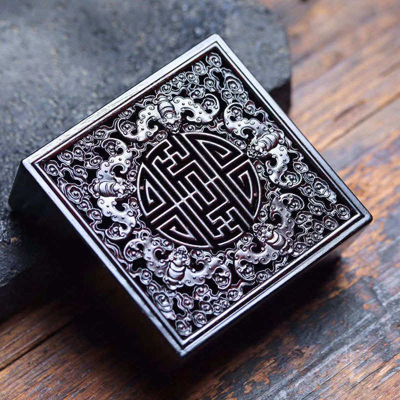 紫光檀香炉家用茶室内盘香炉复古实木蚊香盒办公室除味香薰摆件盒,家居饰品,木雕,淘宝优惠券,粉丝福利购,淘宝优惠卷