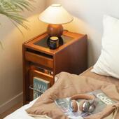 橡胶木木床ZJ XP头头古柜复风卧室置物柜移动收纳小户型实中古超