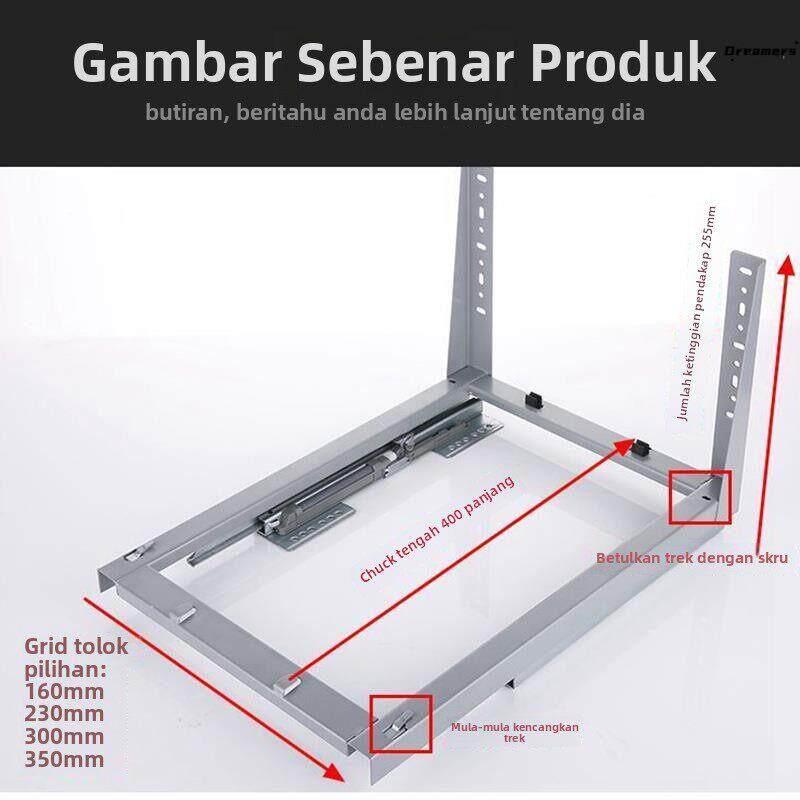 。厨房调味拉篮轨道 橱柜抽屉底座导轨 刀架阻尼缓冲拉篮底装滑轨