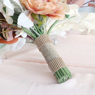 仿真新娘结婚手捧花北欧户外婚礼拍照手拿花婚庆场景布置花束批发