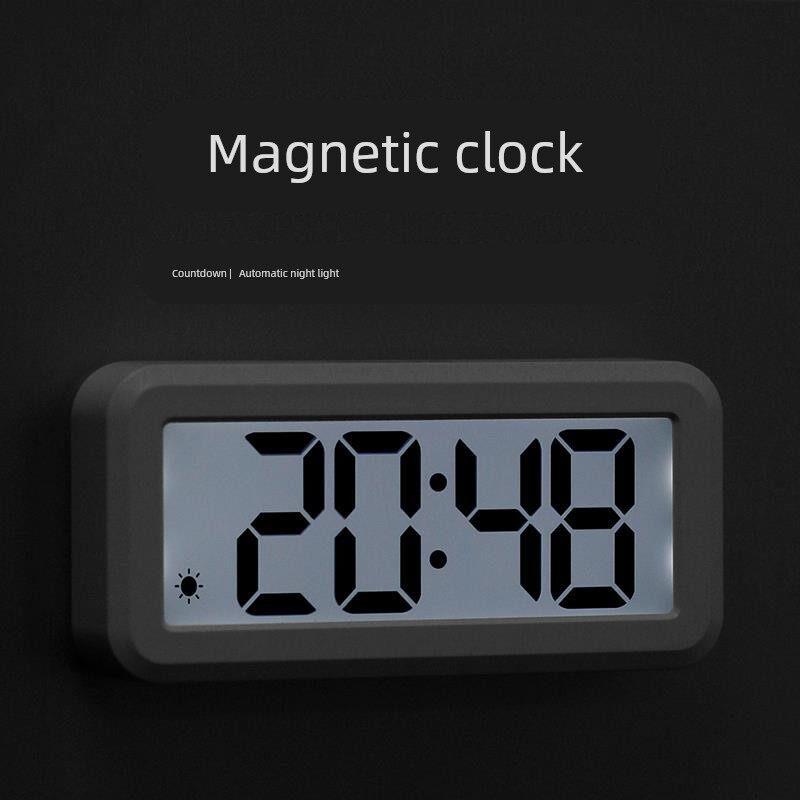 电子时钟数字钟表闹钟磁吸冰箱贴计时器倒计时厨房自动夜光静音铁