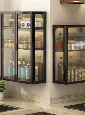 壁挂打纳孔室家纳用浴NFX收架免调味瓶置物架多功能碳钢厨房收神