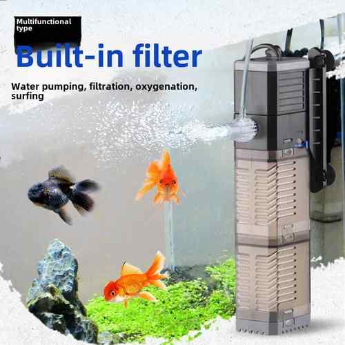 森森鱼缸过滤器增氧潜水泵水族箱静音抽水泵CHJ系列微型打氧水泵