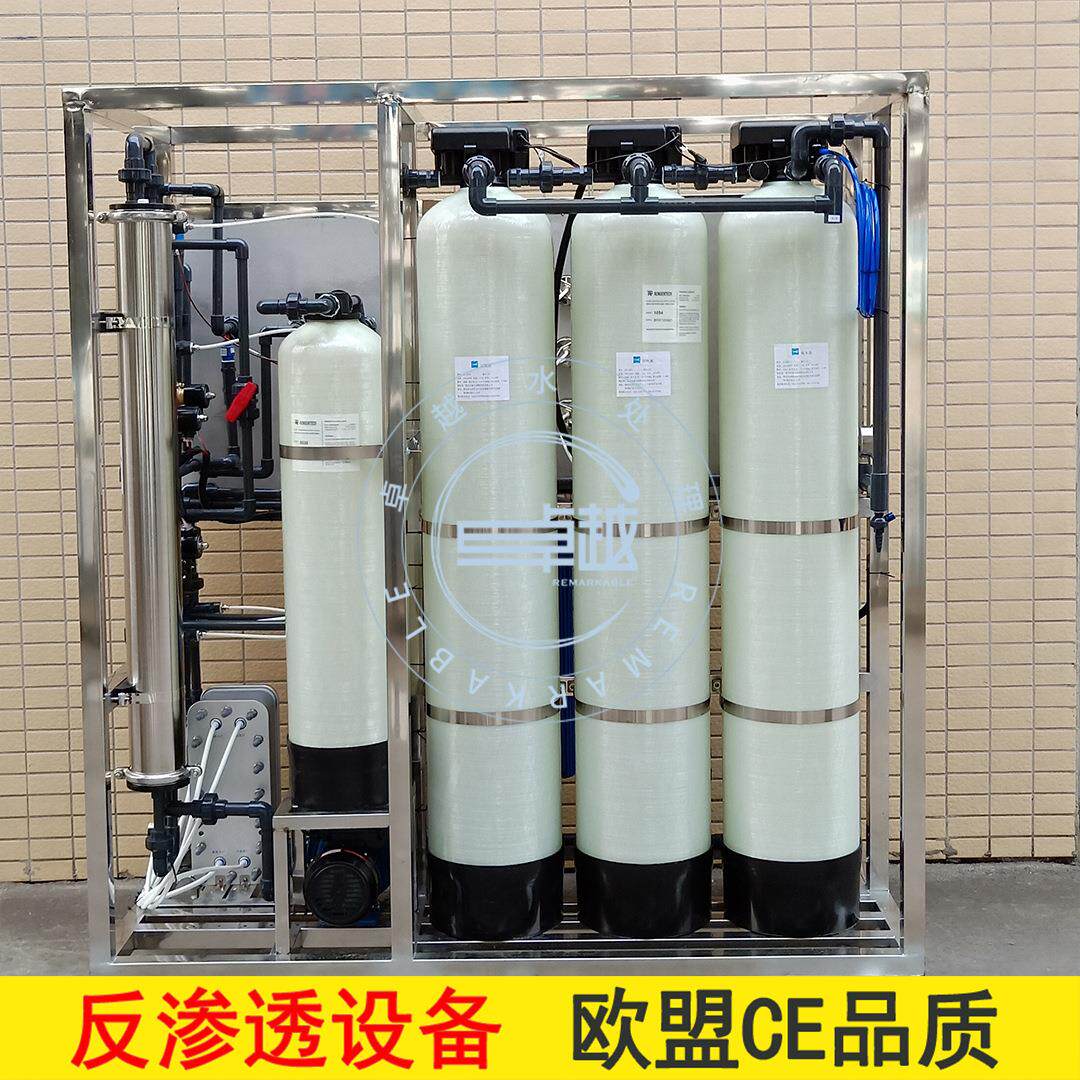 反渗透+EDI+混床树脂纯化水设备每小时产水250L