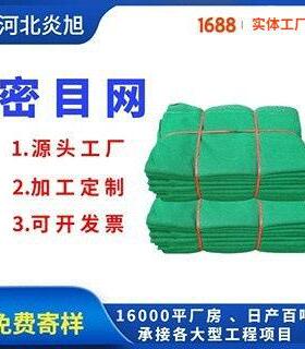 现货供应密目网绿色密目网工程4针6针防护网工地绿色防尘安全网