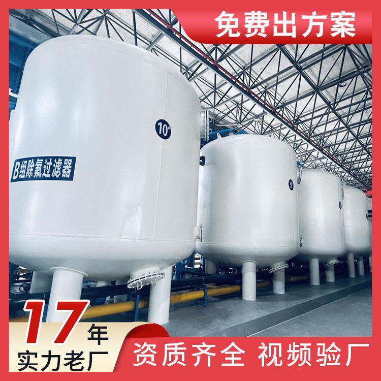 除氟设备水处理饮用水除氟设备厂家工业用水大型过滤器