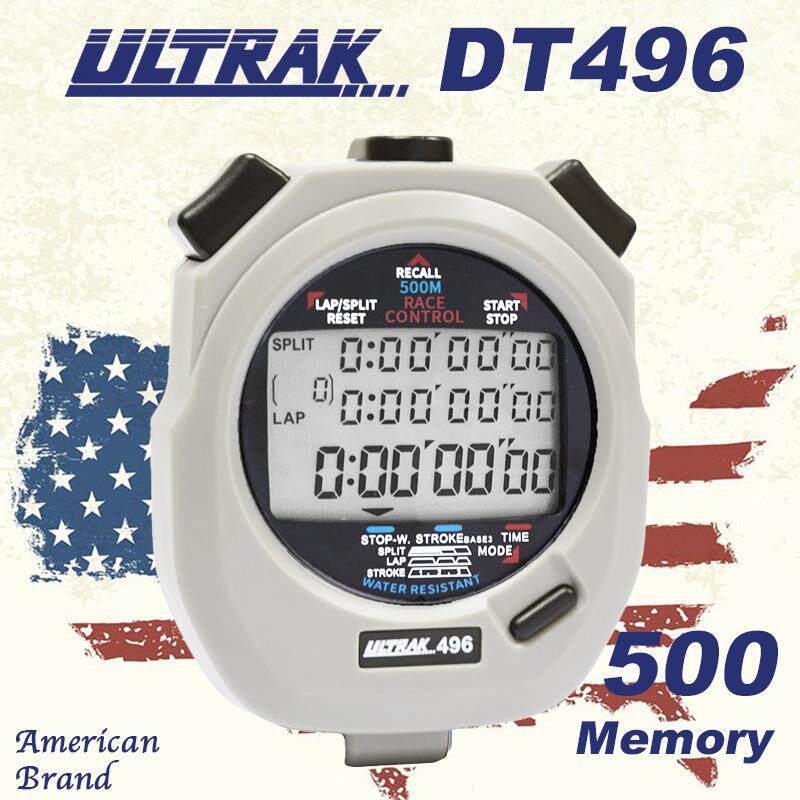 电子秒表DT496定尔志ULTRAK奥赛克500道3排显示计时器田径训练