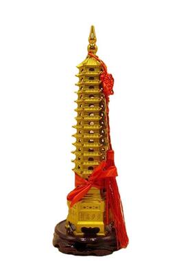 铜七层九13十三层文昌塔摆件加厚铜塔装饰品办公室家居书房摆设