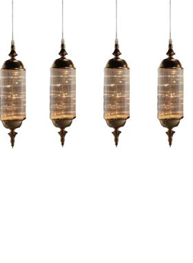 中欧百搭风格婚庆道具吊灯五头岁月如歌铜丝灯舞台布置发光吊顶灯