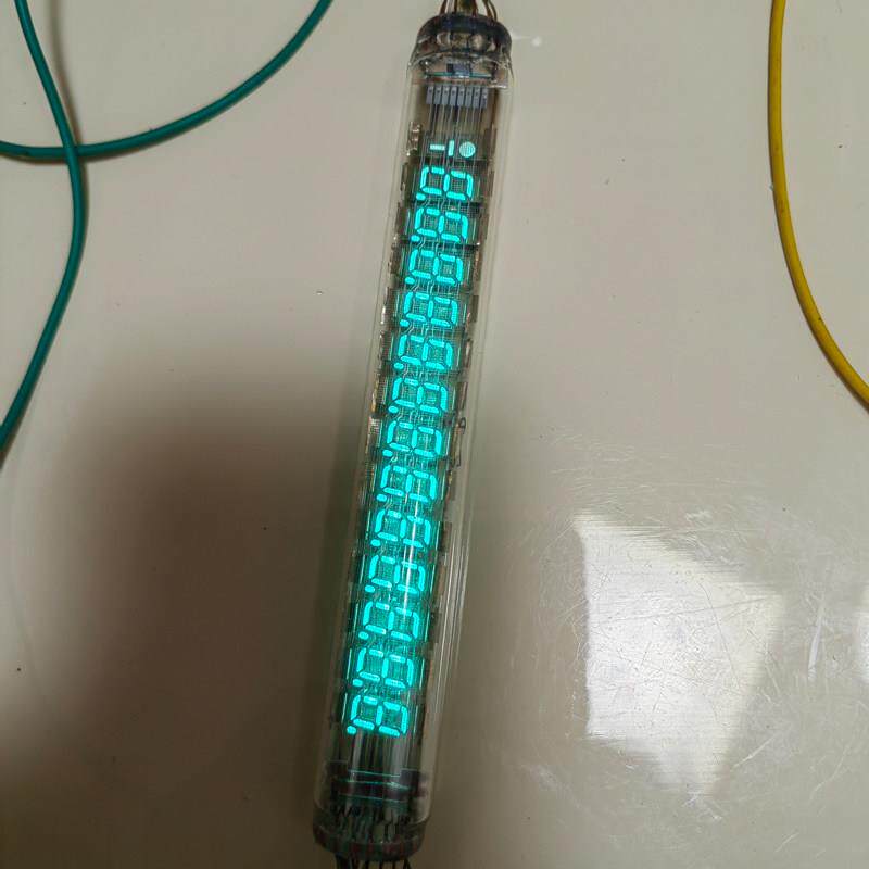 俄罗斯进口iv27M辉光数码管iv18复古朋克电子管时钟荧光管