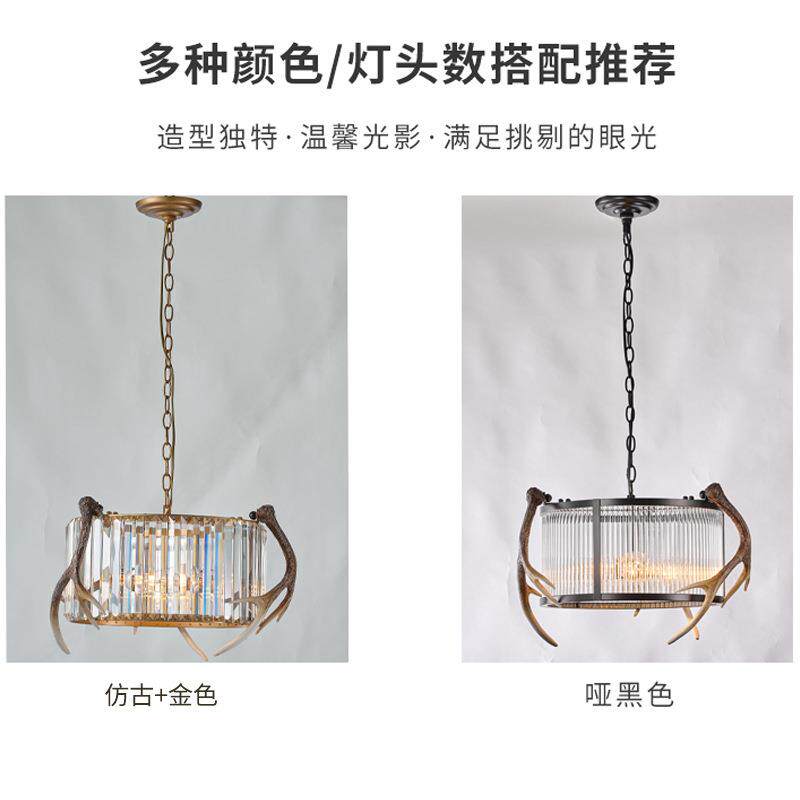 现代轻奢吊灯关简过约8508单头吧台玄灯饰创意树脂水道晶卧室餐厅