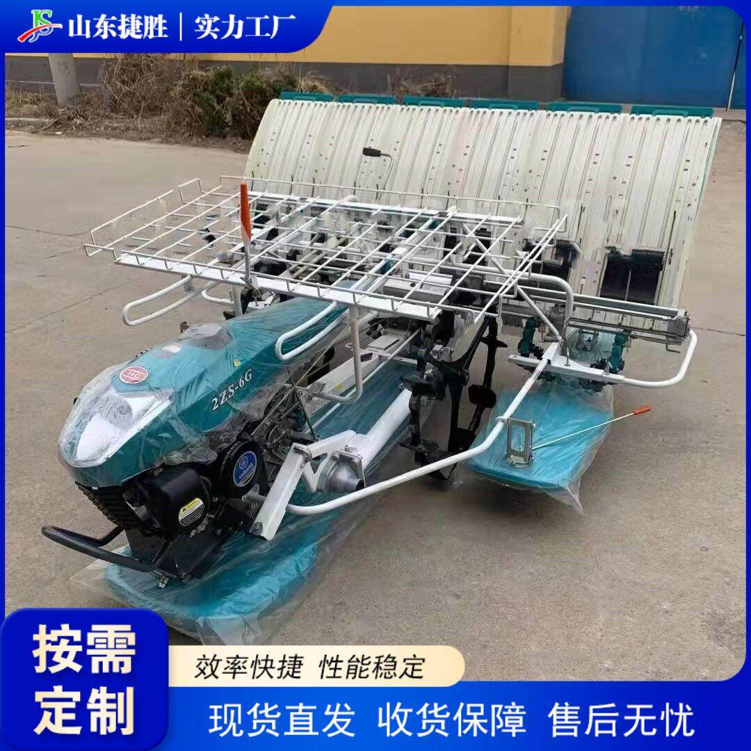 手扶步进式水稻插秧机 曲柄摇杆式种植机 农用自动稻田秧苗栽苗机