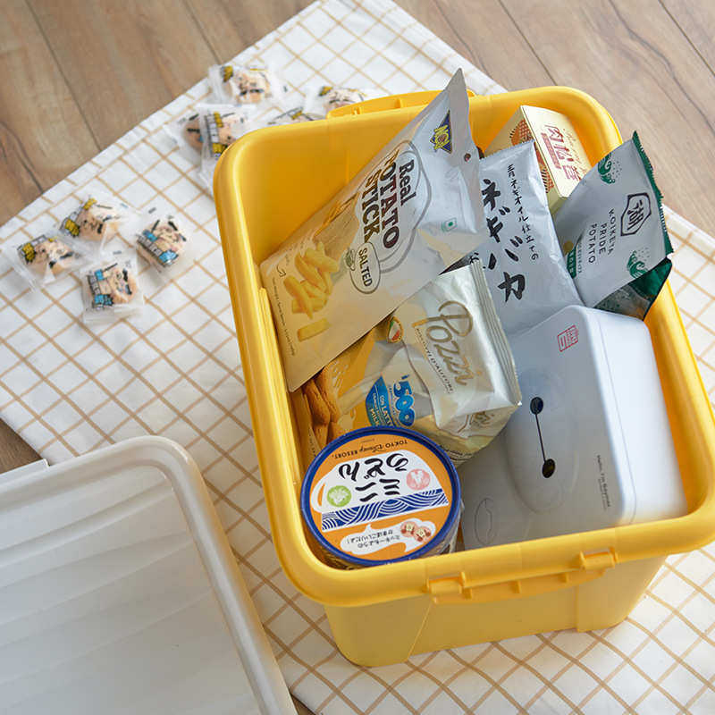 茶花塑料收纳箱储物盒家用整理储物箱宿舍衣柜衣服收纳整理箱35L,收纳整理,收纳箱,淘宝优惠券,粉丝福利购,淘宝优惠卷