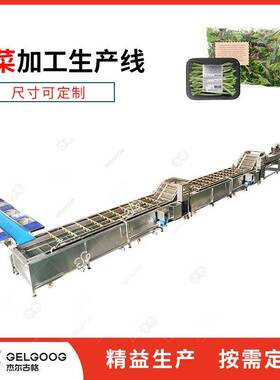 叶菜类根茎类蔬菜清洗设备中央厨房全自动多功能304不锈钢净菜加