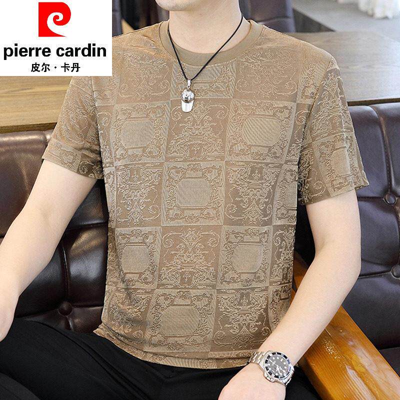 皮尔卡登冰丝短袖T恤男2026夏季新款夏天薄款速干男士半袖上衣服