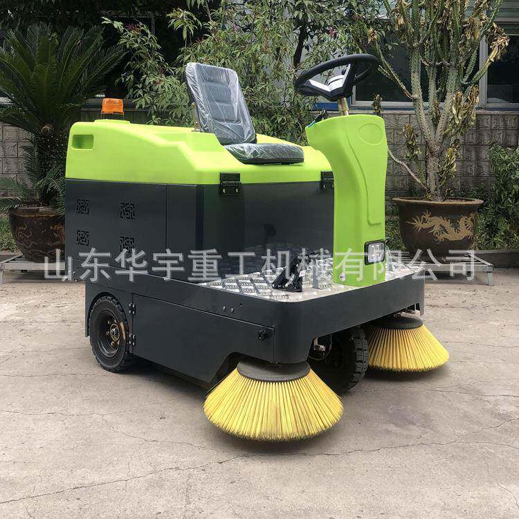 华970宇车清扫吸电动拖地机工厂车间间地扫车HY-1尘400驾驶式扫地