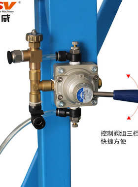 德斯威搅拌机DAM6-UD油漆涂料化工液体搅拌20-120L气动搅拌机