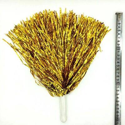 6Pcs Plastic Cheerleader Cheerleading Pom Poms Party