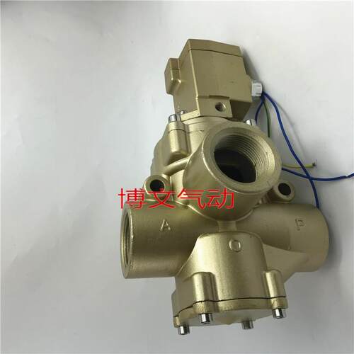 浙博文无锡型截止阀K23JD-40W-L二位三通换向电磁阀DN40螺纹1.5寸