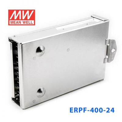 明纬ERPF-400-24V16.7A/12V30A直流PFC防雨开关电源LED灯带亮化标