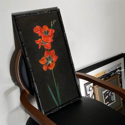 陌上花开艺术装饰画客厅沙发背景万物生挂画玄关过道走廊尽头壁画