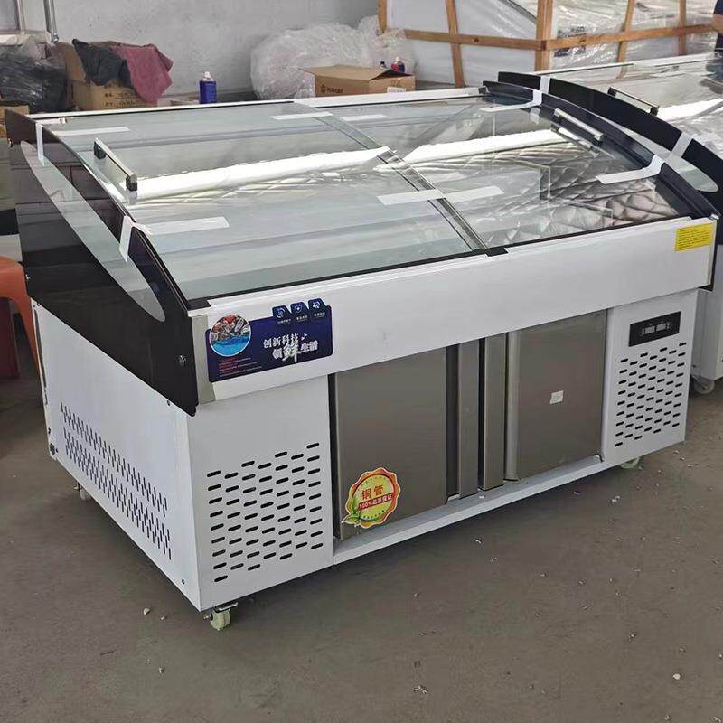 阶梯柜展示柜藏柜商用冰柜冷234冷串串烧烤冒菜火锅点菜阶梯柜式