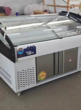 阶梯柜展示柜冷藏柜商用冰柜串串烧烤冒菜火锅点菜柜阶梯式冷藏柜