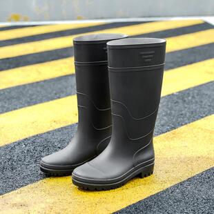 军工883德雨鞋男水士高筒厚底耐系磨雨靴防防滑工地套鞋款高筒秋