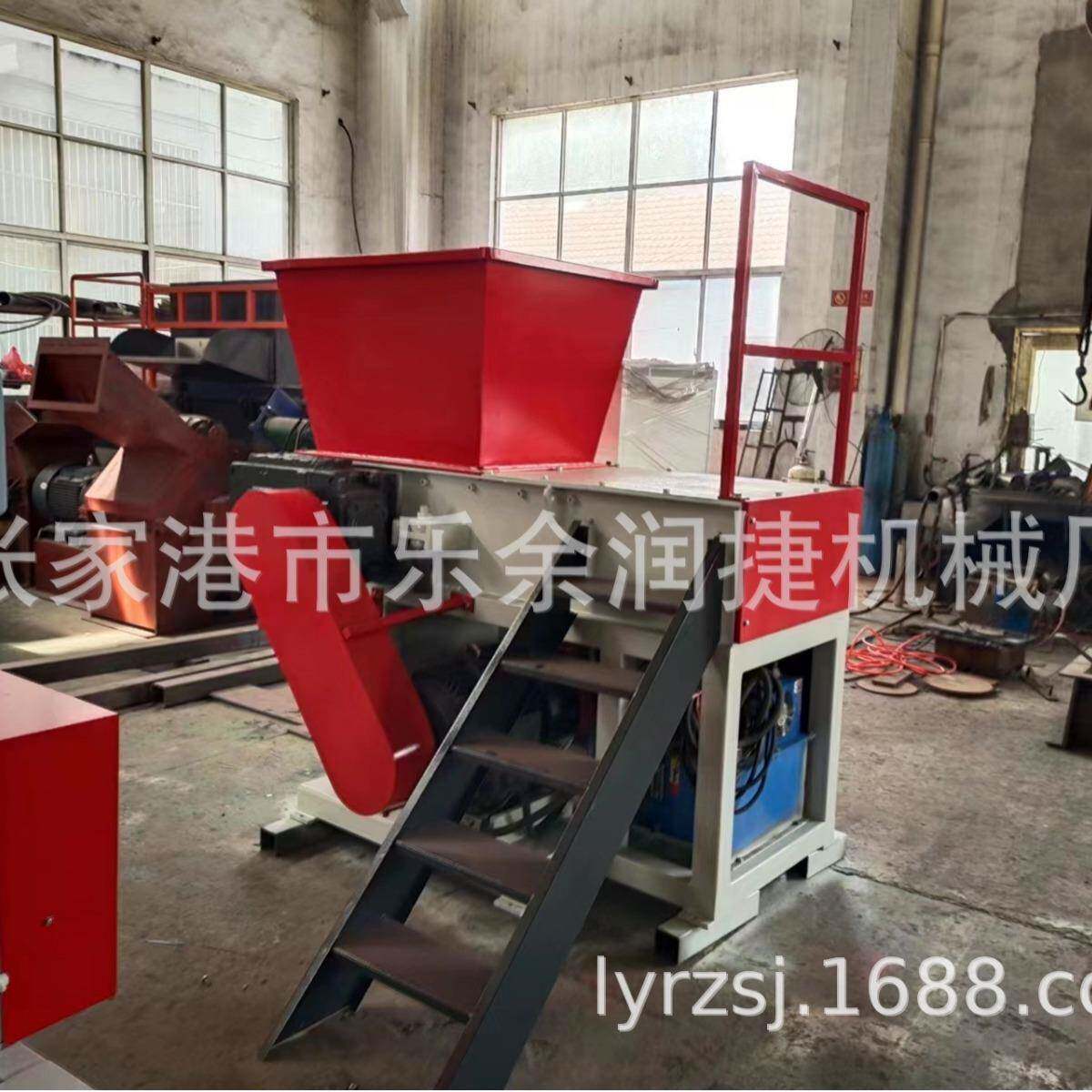 厂家供应DS-800单轴厚壁管材机头料浇口料撕碎机
