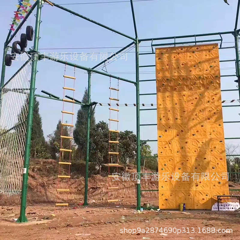 大型高空拓展景区高空多面体户外体能青少年攀爬训练游乐设备厂家