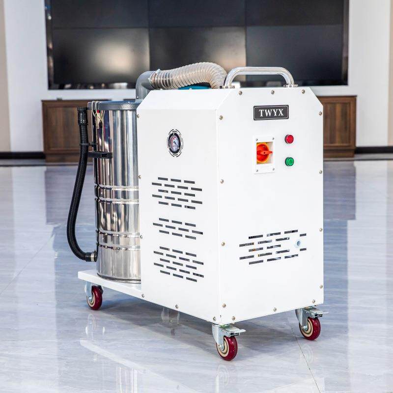 5.5KW工厂车间吸铁屑镁粉金属粉尘吸尘机DL5500-80工业移动吸尘器