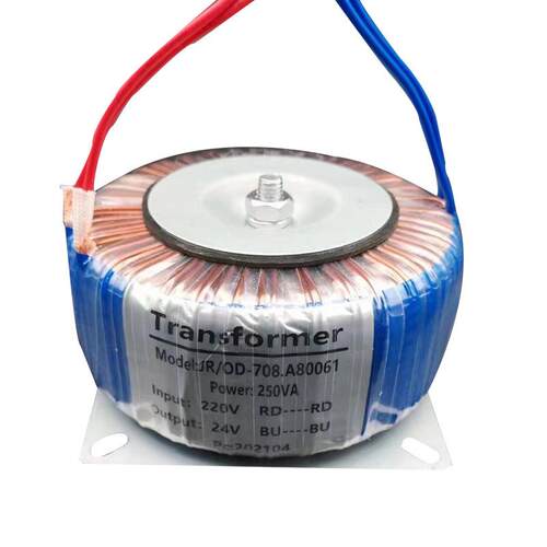 厂家直供单相300W 220V转12V纯铜线圈低频双绕环形变压器大功率