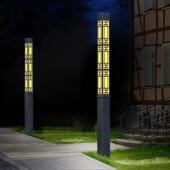 JGD03户外led3米防水率庭院观灯方形灯柱园林景点功公园景路灯